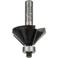 Bosch Standard for Wood - Rutertupp - for kryssfinér, bløtt tre, løvtre, medium-density fibreboard (MDF), sponplater - Chamfer - 35 mm - cylindrical - lengde: 56 mm - bredde: 11.2 mm