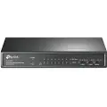 TP-LINK TL-SF1009P - Switch - ikke-styrt - 8 x 10/100 (PoE+) + 1 x 10/100 - stasjonær - PoE+ (65 W)