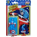 Hasbro Kaptein Amerika Retrofigur 9 5 Cm