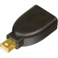 Deltaco MDP-DP - DisplayPort-adapter - Mini DisplayPort (hann) til DisplayPort (hunn) - svart