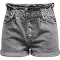 ONLY Cuba Life Paperbag Dot006 Korte Jeans