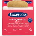 Salvequick Plaster, Salvequick Fingertip 6454, tekstil, XL, pakke a 6 stk.
