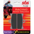 SBS Dual Hi-tech Racing 711dc Carbon Organiske Bremseklosser
