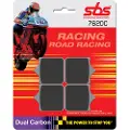 SBS Dual Racing 762dc Carbon Organiske Bremseklosser