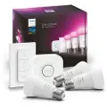 Philips HueWCA Startkit 3st E27, Bridge, håndkontroll