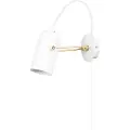 Globen Lighting Globen LightingVegglampe Swan MiniHvitVegglamperFra Homeroom