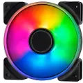 Fractal Design Prisma AL-12 ARGB PWM - Kabinettvifte - 120mm - Hvit - 33 dBA