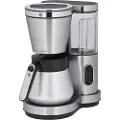 WMF Lono 0412310011, Kaffebrygger (drypp), 1 l, Malt kaffe, 800 W, Sort, Sølv