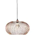 QAZQA Industriell pendellampe kobber 49 cm - Finn