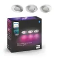 Philips Hue Xamento Innfelt Spot for Baderom - Krom - 3-pakning