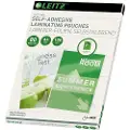 Leitz Selvklebende Lamineringslommer A4 80 Mikron 100 Enheter