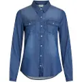 Vila Bista Denim Skjorte
