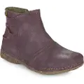 El naturalista for woman. 2N9171MO0005_091 N917 Angkor lilac leather ankle boots lilac (42), 1 to 3 cm, Zip, Casual, Purple