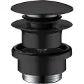 Hansgrohe Push-Open bundventil 1 1/4, mat sort