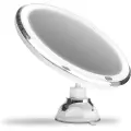 Teknikproffset Suction Cup Mirror w. Adjustable LED Light & Touch Function