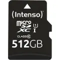 Intenso Micro Sdxc 512gb Class 10 Uhs-i Premium Minnekort