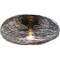 QAZQA Design taklampe svart oval - Sarella