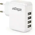 EnerGenie Universal USB charger 4 ports - 3.1 A - White