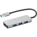 Sandberg 4-Port USB Hub USB-hub - 4 porter - Grå