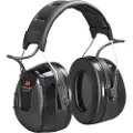 Peltor WorkTunes Pro HRXS220A - Hodetelefoner med radio - hodebånd - kablet - 3,5 mm jakk - svart