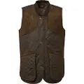 Chevalier Vintage Skytevest Lær Brun herre S