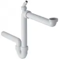 Geberit 50mm vandlås hvid - med slangestus