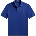 Ralph Lauren for man. 710782592009 Navy pique polo shirt (XXL), Casual, Cotton, Short sleeve