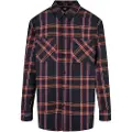 Urban Classics Heavy Long Oversized Checked Skjorte Med Lange Ermer