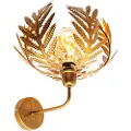 QAZQA Vintage vegglampe gull 25 cm - Botanica
