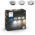 Philips Hue White Ambiance Milliskin Innfelt sted Rund - Hvit - Triple Pack