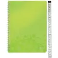 ACCO Brands Notesbog, Leitz WOW, A4, linjeret, 80 ark, 80 g, grøn