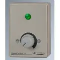 Ls Control Regulator ES15 / SpeedControl 35 GE, grå, 3,5A manuel med afbryder og driftslampe i underlag. 230V AC/50Hz, IP32. Mål 102x74x70 mm.