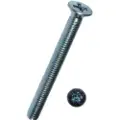 Dresselhaus Maskinskrue M3x30 mm DIN 965 elforzinket, med undersænkethoved med Phillips kærv PH1 - (100 stk.)