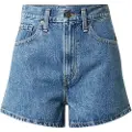 Levi's High Waisted Mom Shorts blå