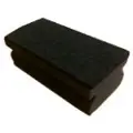 B6 Skuresvamp 140x70x50 mm med Håndgreb Sort,10 Stk/pk