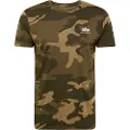 Alpha industries Basic Small Logo Camo Kortarmet T-skjorte
