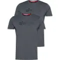 Alpha industries Label 2 Pack Kortarmet T-skjorte