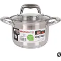 Quttin Induction Steel 26 Cm/8l/0.8 Mm+with New Caesar Lid Gryte