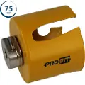 Areco ProFit Multi Purpose HM hulsav med adapter, 75 mm