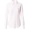 Ralph Lauren for woman. 211664416001 Pink striped knitted oxford shirt (XL), Casual, Cotton, Long sleeve