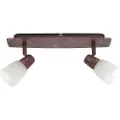 Brilliant Milos 17829/56 Loftspotter LED (RGB) E14 80 W Kobber, Alabaster