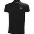 Helly Hansen for man. 33980 Transat polo shirt black (S), Casual, Sport, Short sleeve