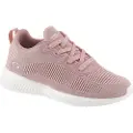 SKECHERS for woman. 32504 Sneakers Bobs Sport Squad Tough Talk pink (36), Flat, 1 to 3 cm, Laces, Running, Sportswear, Multisport, Nude
