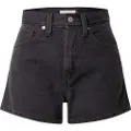 Levi's High Waisted Mom Shorts svart