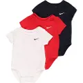 Nike Kids Swoosh Kortermet Body 3 Enheter