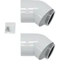 Vaillant EcoTEC bøjning 45° 2 stk. 80/125 mm