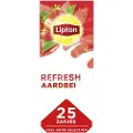 Unilever Te, Lipton Jordbær, pakke a 25 stk
