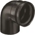 Nordisk Wavin Wavin PP bøjning 88,5 grader Ø 32 mm hvid
