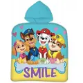 Licens Badeponcho - Håndklær til barn - Paw Patrol Smile - 50x100 cm - 100% bomull