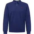 Ralph Lauren for man. 710680790046 Custom Slim Fit Polo shirt blue (S), Casual, Cotton, Long sleeve, Navy